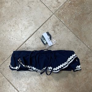 JCREW bandeau swim top